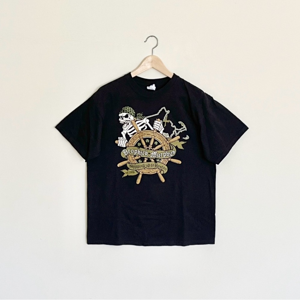 NEW Vintage 2005 Dropkick Murphys Shipping Up To Boston Tour T Shirt Adult Large